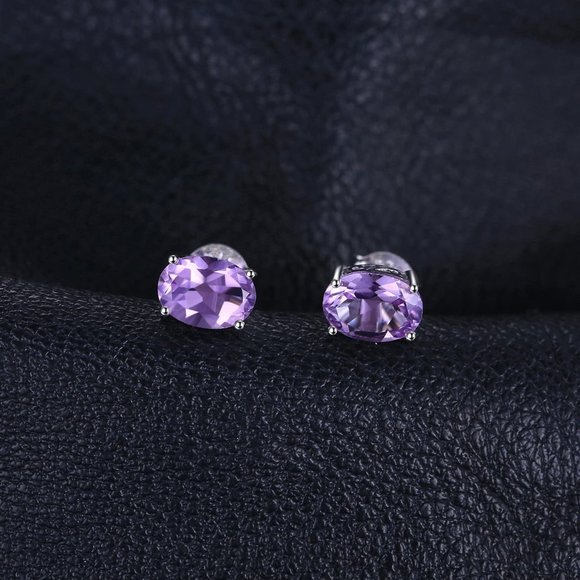 Jewelry - 💜 1.43ct Amethyst Earrings - 925 Sterling Silver